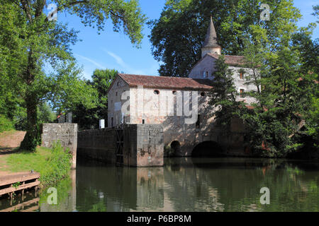 Frankreich, Royal, Lot Abteilung (46), Cahors, Coty Mühle am Fluss Lot Stockfoto