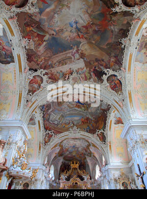 Innenraum der Basilika Wilten, Innsbruck, Österreich Stockfoto, Bild ...