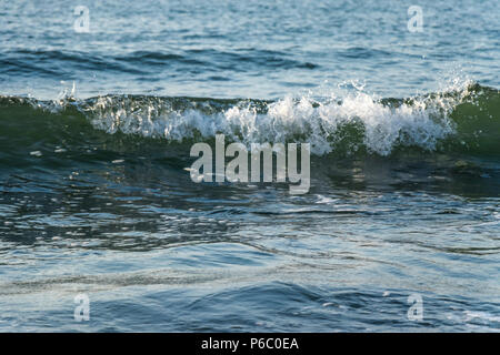 Kleine Welle im Meer in der Nähe Stockfoto