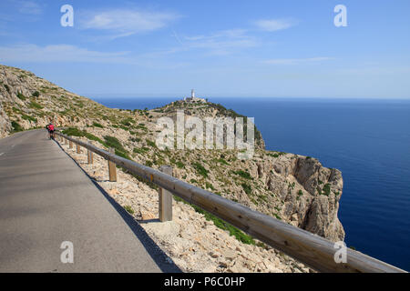 Mallorca, Formentor Leuchtturm, Serra de Tramuntana, Spanien Europa Stockfoto