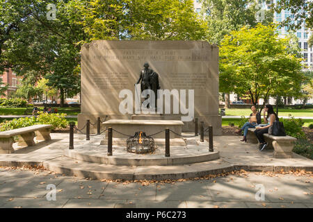 Grab des Unbekannten revolutionären Krieg Soldat in Philadelphia PA Stockfoto