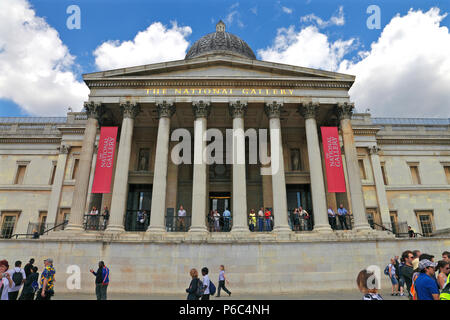 Die National Gallery, London, England Stockfoto