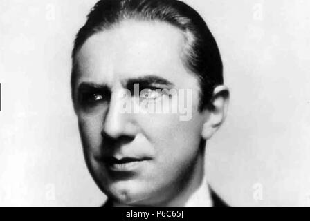 BELA LUGOSI (1882-1956) Hungarian-American Schauspieler; 1930 Stockfoto