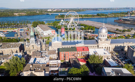 Die Altstadt von Montreal oder Vieux-Montréal, Montreal, Kanada Stockfoto