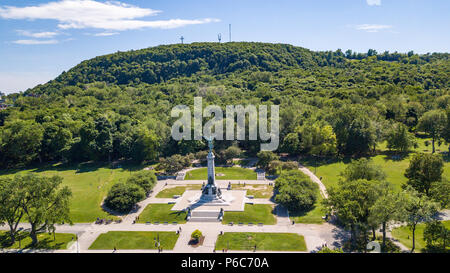 Denkmal für Sir George-Étienne Cartier, Mount Royal Park, Montreal, Kanada Stockfoto