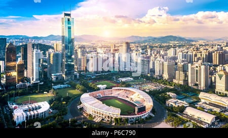 Stadt Guangzhou Landschaft in der Provinz Guangdong Stockfoto