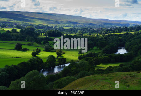 Teesdale, in der Grafschaft Durham, eine Ansicht von der B 6277 Straße Stockfoto