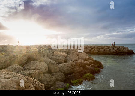 Mandurah, Perth. Die Küste Gebiet und seine Bewohner Stockfoto