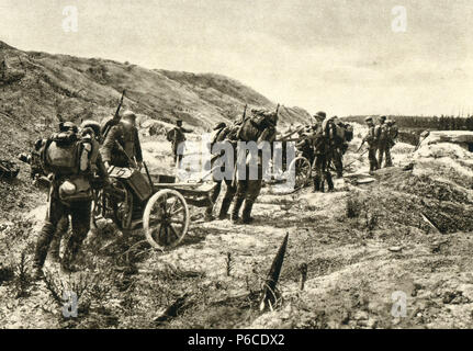 Weltkrieg, Infanterie, Manöver Kriegsführung, WK 1, Weltkrieg, Weltkrieg Stockfoto