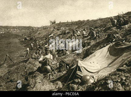 Infanterie, Deutsche Soldaten, Ostfront, WK 1, Weltkrieg, Weltkrieg Stockfoto