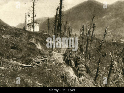 Abreibung Kriegsführung, Deutsche Soldaten, Ostfront, WK 1, Weltkrieg, Weltkrieg Stockfoto