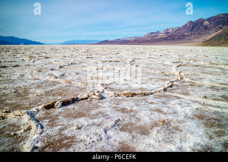 Badwater Basin in Death Valley Nationalpark Stockfoto