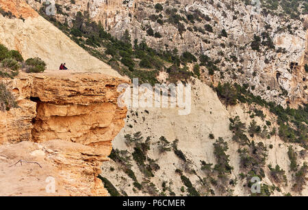 Rocky Mountains in der Insel Ibiza. Balearen. Spanien Stockfoto