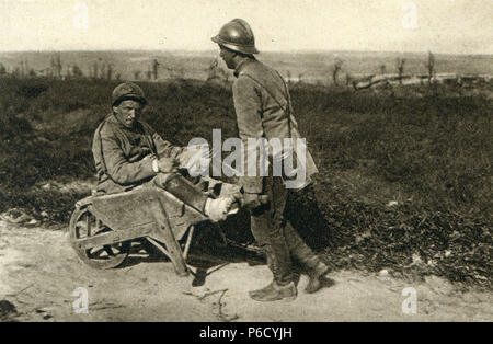 Weltkrieg, französischen Gefangenen, WK 1, Weltkrieg, Weltkrieg Stockfoto