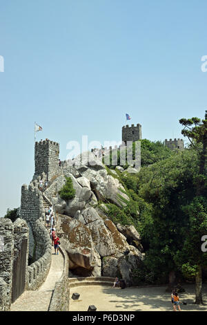 Burg der Mauren Stockfoto