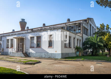 Espacio Memoria y Derechos kanalisieren (Erinnerung und Human Rights Centre), ehemalige ESMA - Buenos Aires, Argentinien Stockfoto