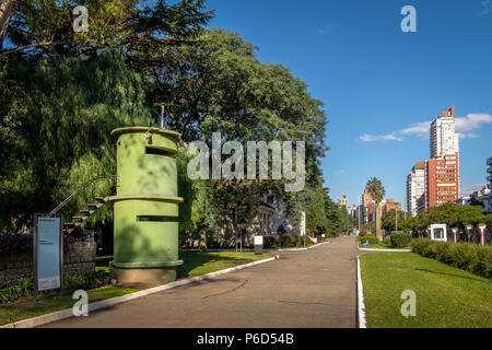 Espacio Memoria y Derechos kanalisieren (Erinnerung und Human Rights Centre), ehemalige ESMA - Buenos Aires, Argentinien Stockfoto