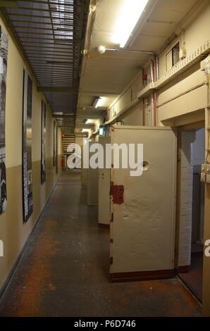 Die Jail-Museum von Potsdam in der Nähe von Berlin, Deutschland, von Gestapo und Stasi, Sovjets verwendet Stockfoto