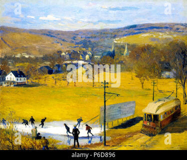 . Blick auf West Hartford 1907 81 William James Glackens - Blick auf West Hartford (1907) Stockfoto