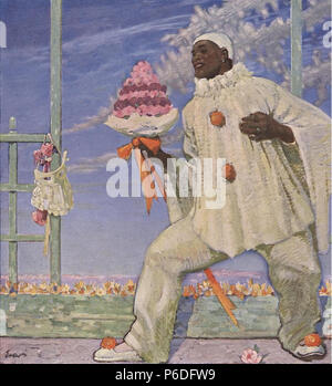 49 Fritz Erler - Schwarzer Pierrot, 1908 Stockfoto