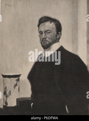49 Fritz Erler - Selbstbildnis, C. 1908 Stockfoto