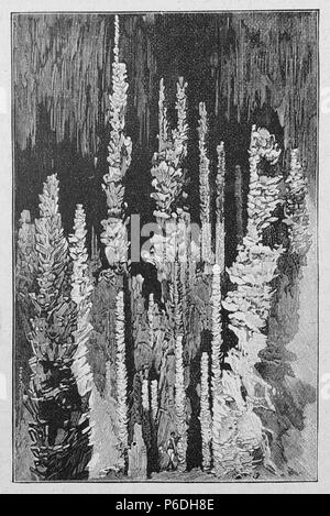 . Gartenlaube sterben. Bild aus Seite 804 in 'Die Gartenlaube'. Bild von Seite 804 der Zeitschrift Die Gartenlaube, 1897. English: Bildunterschrift: "Die Stalagmiten der Armandhöhle." Englisch: Bildunterschrift: 'Die Stalagmiten der Armandhöhle.". N/A 33 Gartenlaube (1897) b 804 Sterben Stockfoto