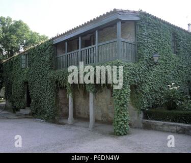CASTRO, ROSALIA DE. ESCRITORA ESPAÑOLA. SANTIAGO DE COMPOSTELA 1837-1885. CAS DE ROSALIA DE CASTRO DE PADRON, EN LA ACTUALIDAD MUSEO. Stockfoto