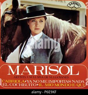 MARISOL. PEPA FLORES. PORTADA DE DISCO ZAFIRO. Stockfoto