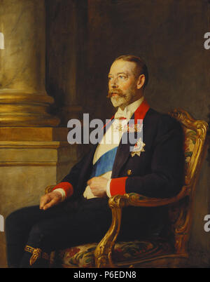 Englisch: Porträt von König Edward VII. 1927 6 Arthur Stockdale bewältigen - King George V 1927 Stockfoto