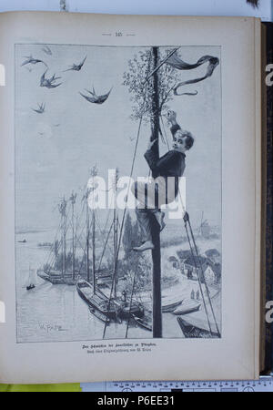 . Gartenlaube sterben. Ausdruck Fehler: nicht erkanntes Wort 'die'. English: keine Bildunterschrift Englisch: keine Bildunterschrift. N/A25 Gartenlaube (1896) 0345 sterben Stockfoto