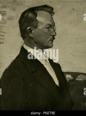 Fritz Erler - Selbstbildnis, Ca. 1920. ca. 1920 49 Fritz Erler - Selbstbildnis Stockfoto