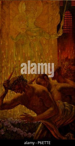 49 Fritz Erler - Pest sterben. Rechter Seitenflügel Stockfoto