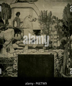 Fritz Erler - Ausschnitt aus den Wandbildern im Festsaal des Neuen Rathauses in Hannover, 1913. 1913 49 Fritz Erler - Ausschnitt aus den Wandbildern im Festsaal des Neuen Rathauses in Hannover, 1913 (1) Stockfoto