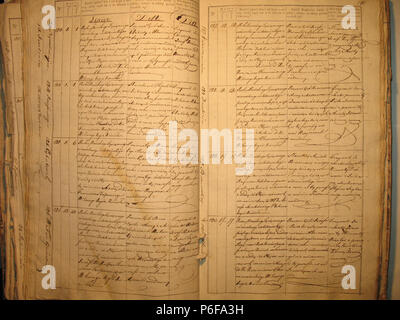 95 Šeduvos RKB 1840-1847 krikšto metrikų knyga 161 Stockfoto