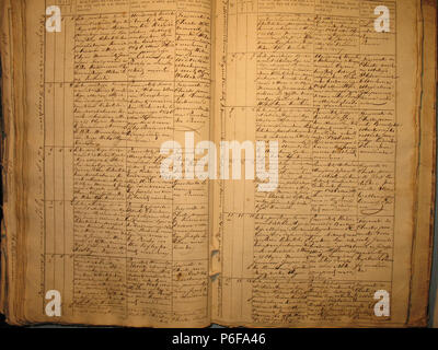 95 Šeduvos RKB 1840-1847 krikšto metrikų knyga 172 Stockfoto