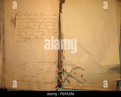 95 Šeduvos RKB 1840-1847 krikšto metrikų knyga 196 Stockfoto