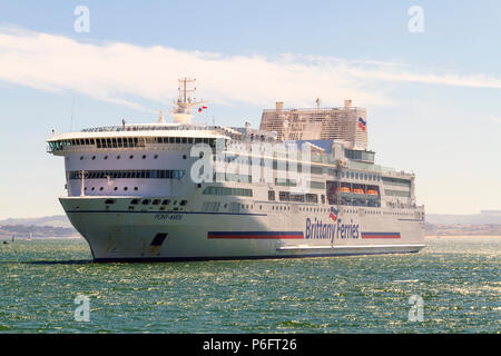 Pont Aven Brittany Ferries In Santander Stockfotografie Alamy