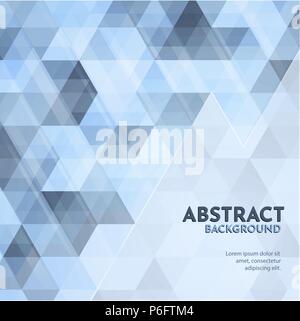 Abstrakte hexagon Hintergrund und Linien, Vector Illustration Design mit Business- und Technologiekonzept für Etiketten, Präsentation, Broschüren und backgro Stock Vektor