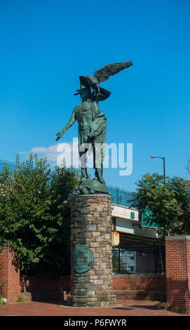 Chief Tamanend Statue in Philadelphia PA Stockfoto