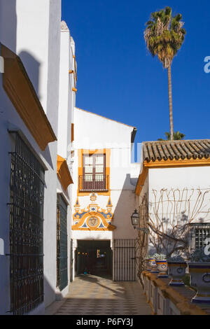 Jardín de Marchena (aka Jardín del Chorrón), Real Alcázar Gärten, Sevilla, Andalusien, Spanien Stockfoto