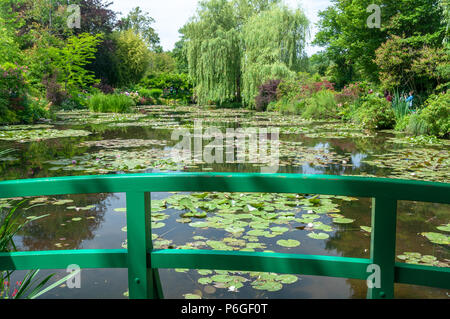 Monets Haus und Garten in Giverny Stockfoto