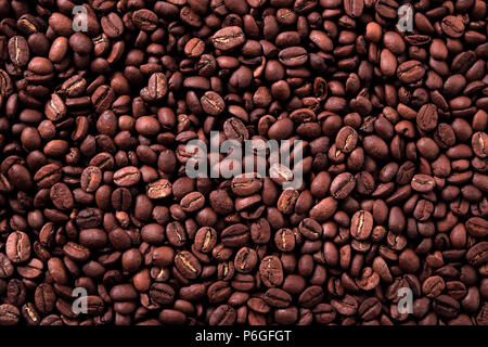 Kaffeebohne-Hintergrund Stockfoto