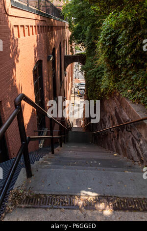 Exorzist Schritte. Georgetown. Washington DC, USA Stockfoto