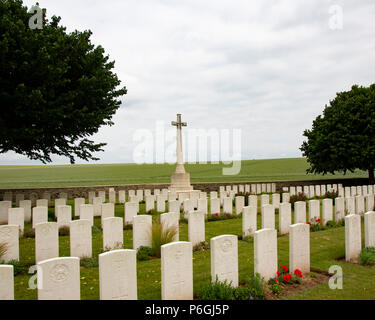 Prospect Hill CWGC Friedhof, Frankreich Stockfoto