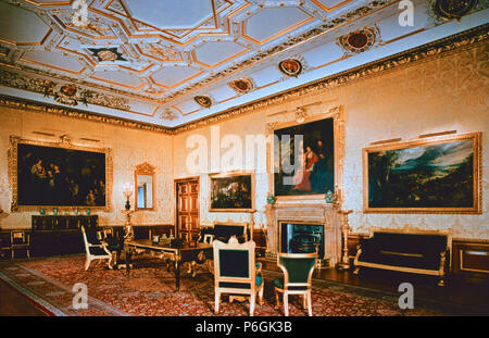 King's Salon, Schloss Windsor, Windsor, England Stockfoto