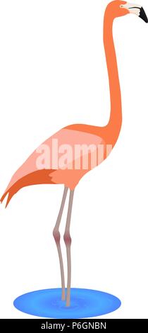 Rosa flamingo Stock Vektor