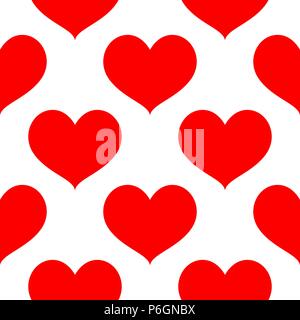 Herzen. Nahtlose Muster Stock Vektor