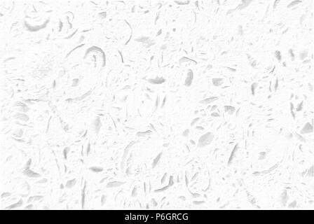 Zusammenfassung Hintergrund stein Wand Textur mit Muschel oder Kies Spuren. Weiße strukturierte Hintergrund. Stockfoto