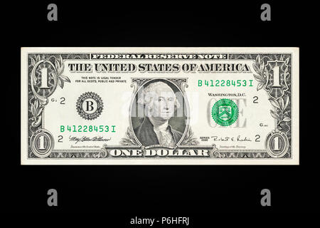 US-Dollar-Schein Stockfoto
