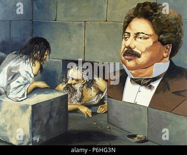 Alexandre Dumas (1802-1870). Französischer Schriftsteller. Edmond Dantes in "Der Graf von Monte Christo", 1846. Stockfoto